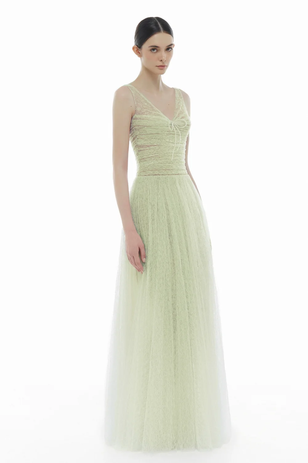 Selene V-Neck Sequin Maxi Dress