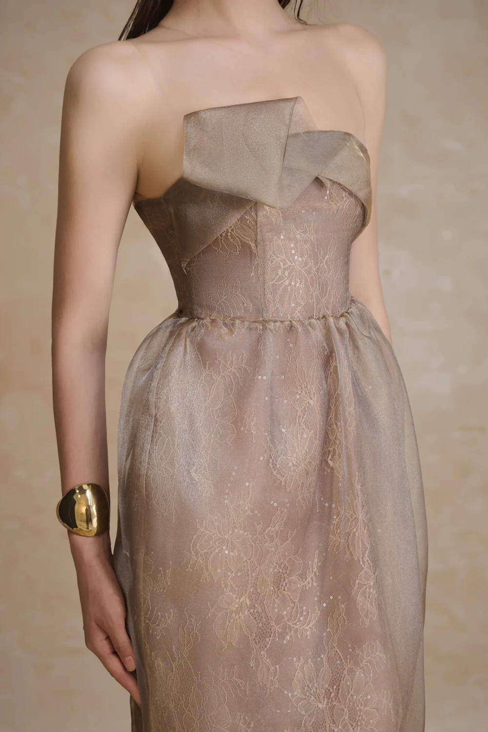 Flux Cocoon Draped Maxi Dress