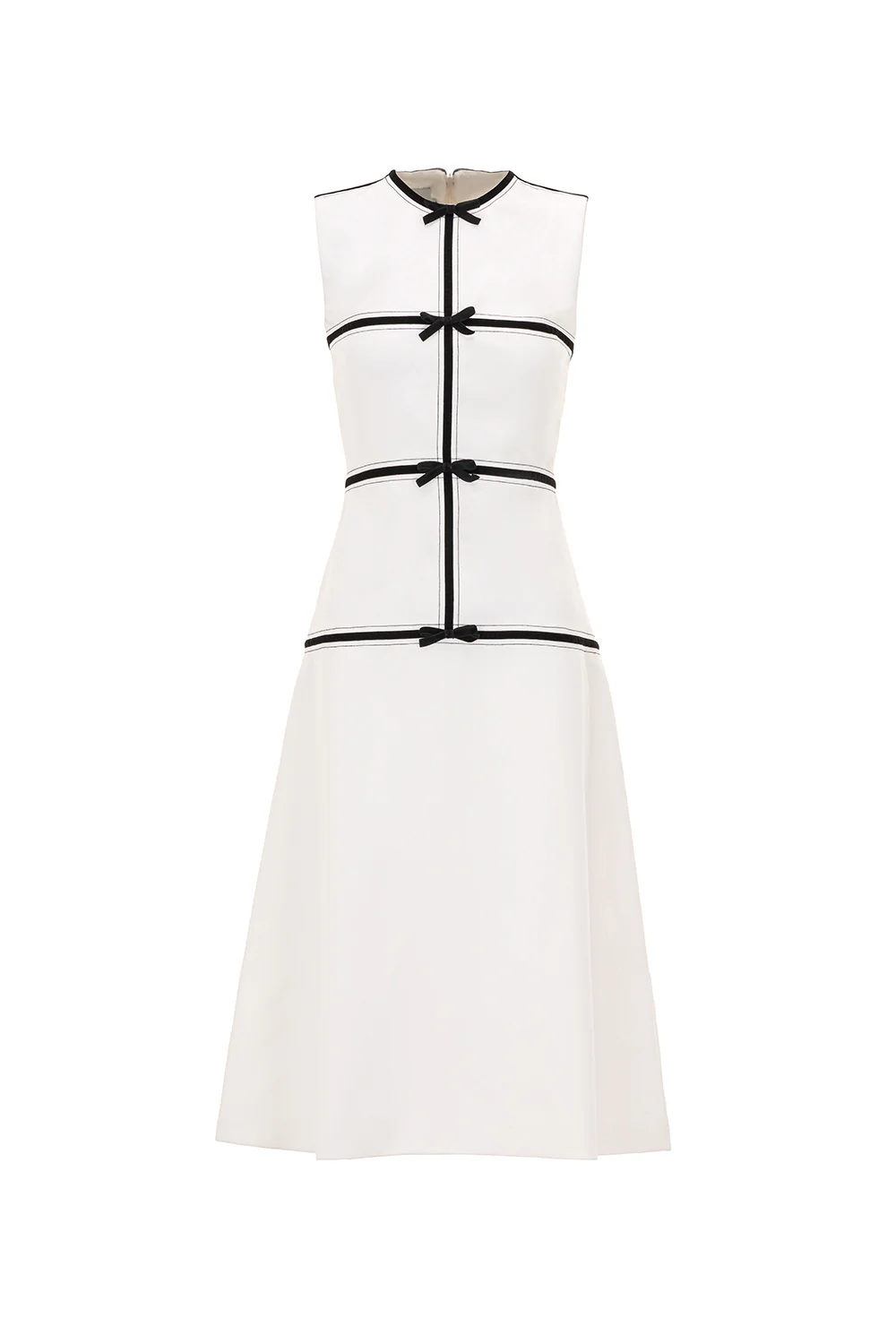 Destiny A-line Sleeveless Linen Cotton Midi Dress