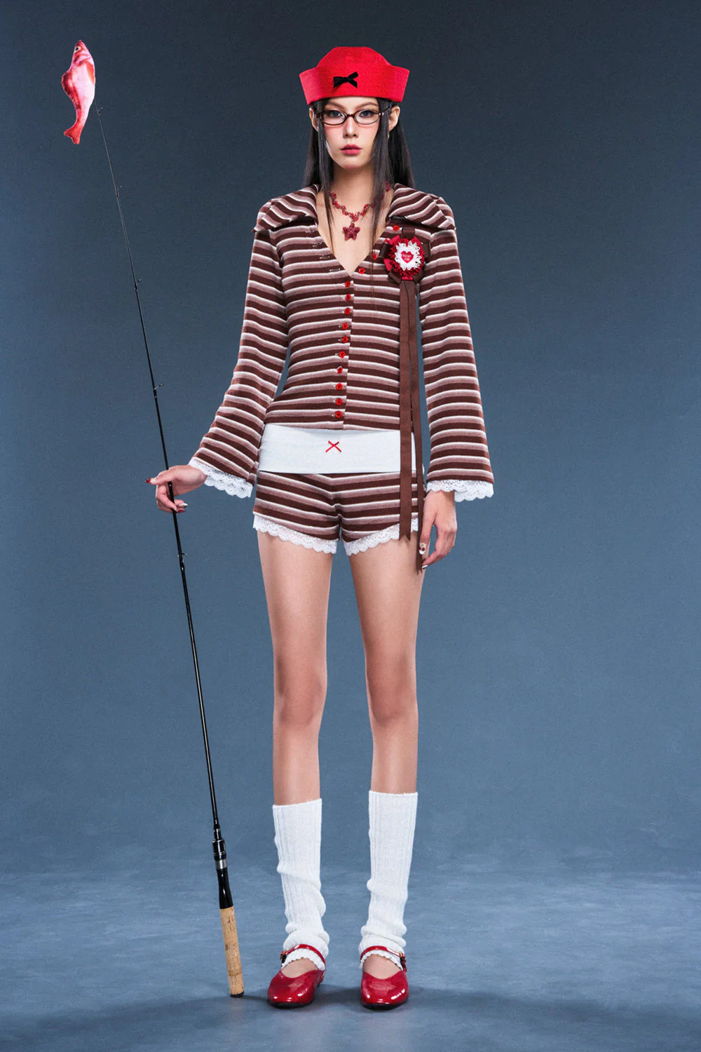 Alibi V-Neck Wool Top