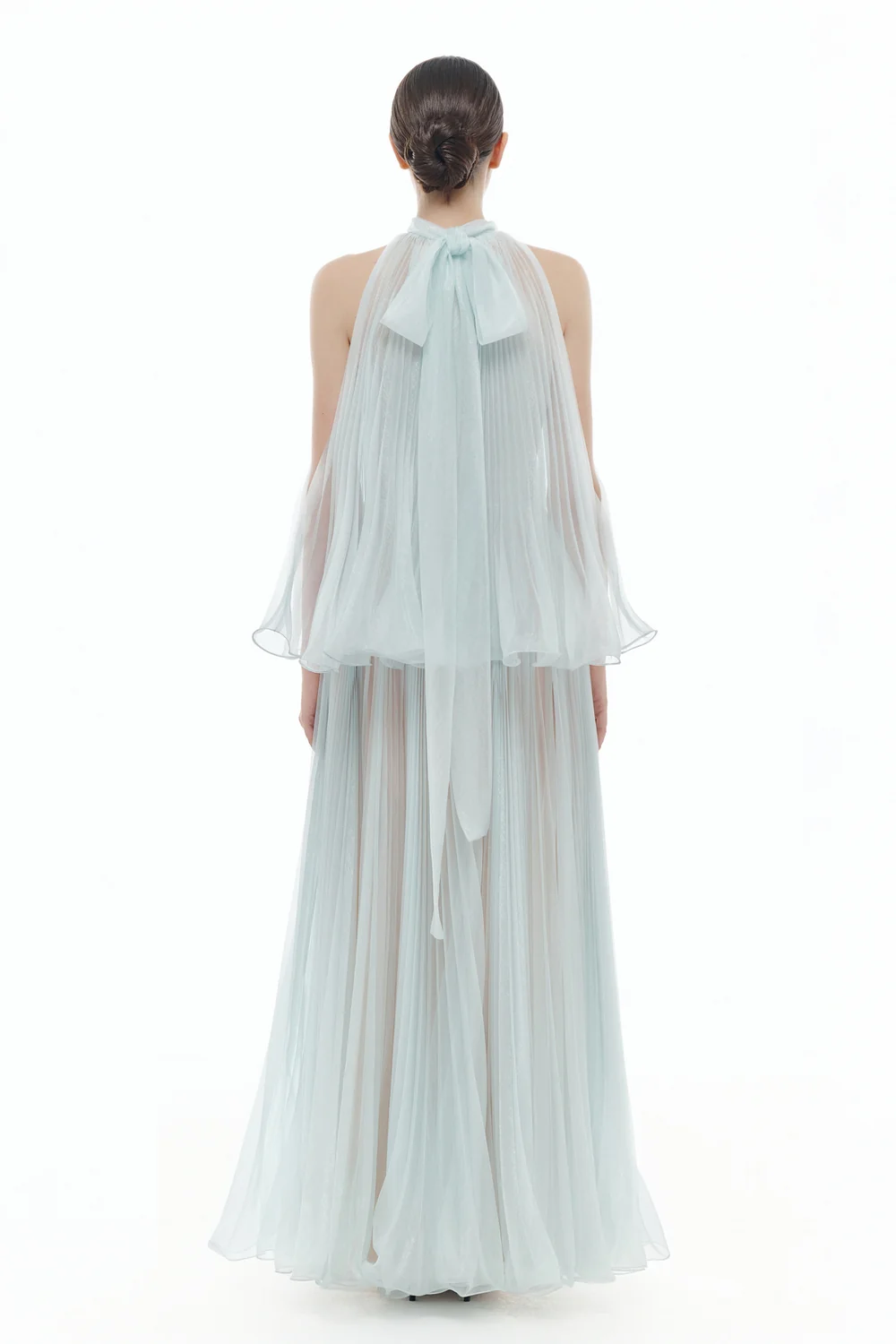 Margaux Halter Polyester Maxi Dress