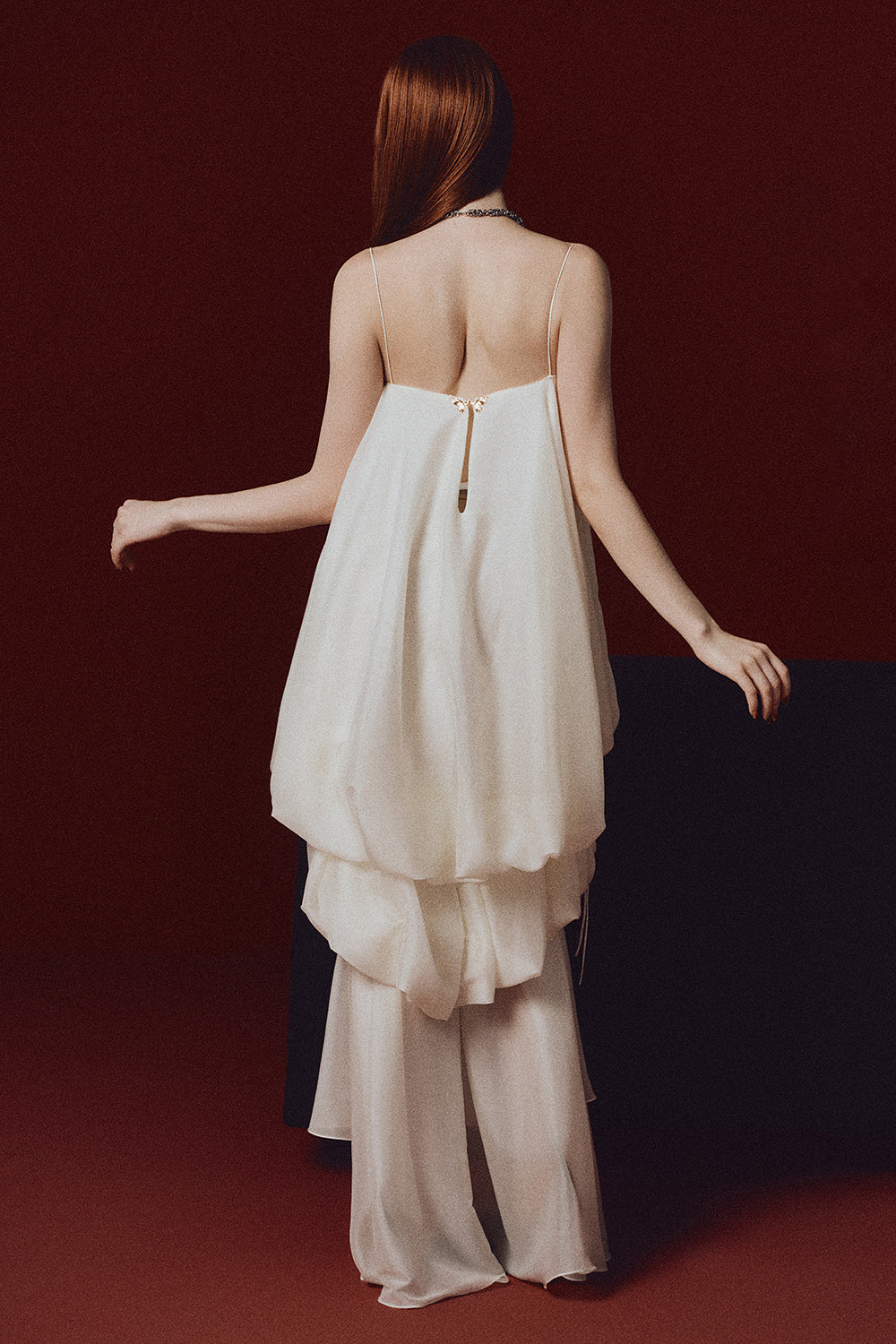 Queen Mab Bubble Gathering Maxi Dress