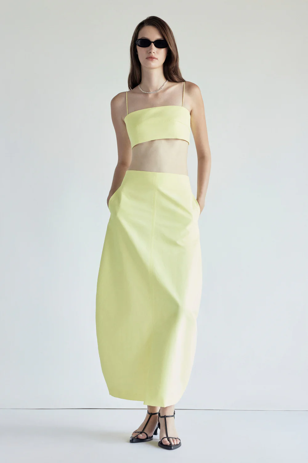 Zoe Cocoon Cotton Skirt