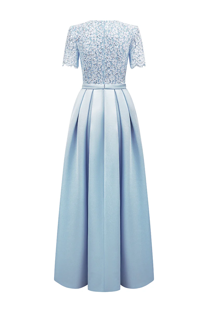 Lyanna A-line Draped Maxi Dress