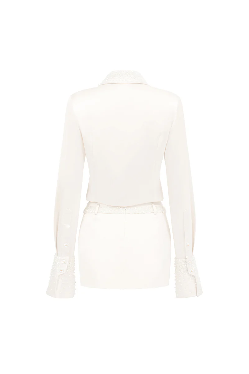 Raina Straight Rhinestone Shirt