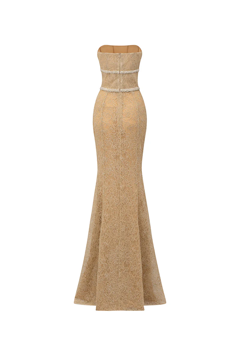 Skye Mermaid Bead Maxi Dress