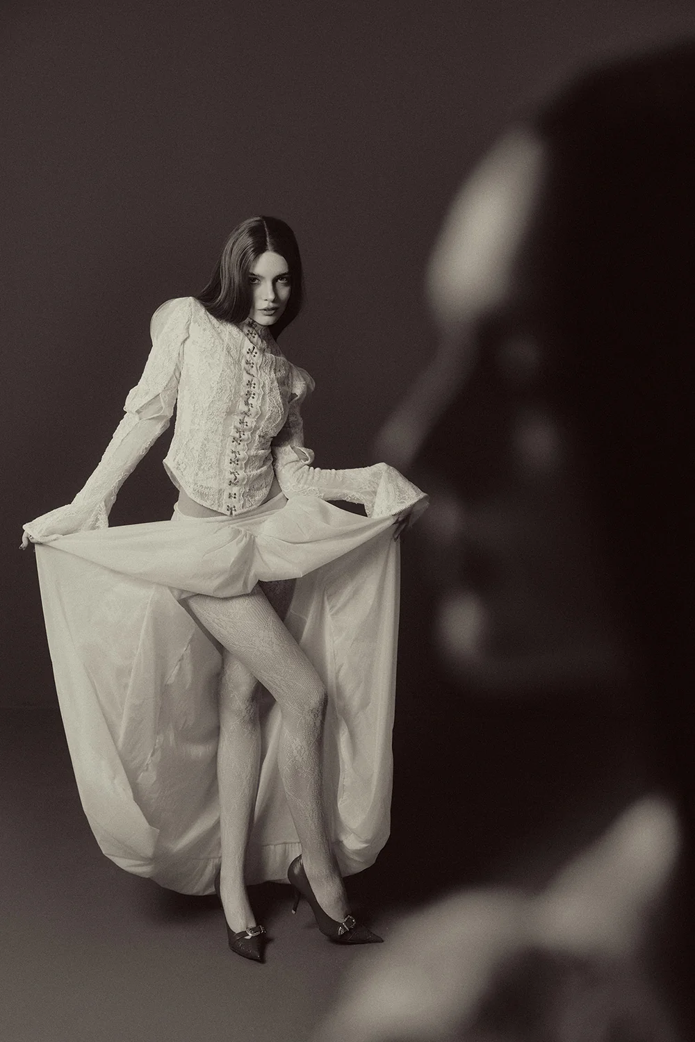 Elizabeth Bell Sleeve Gathering Top