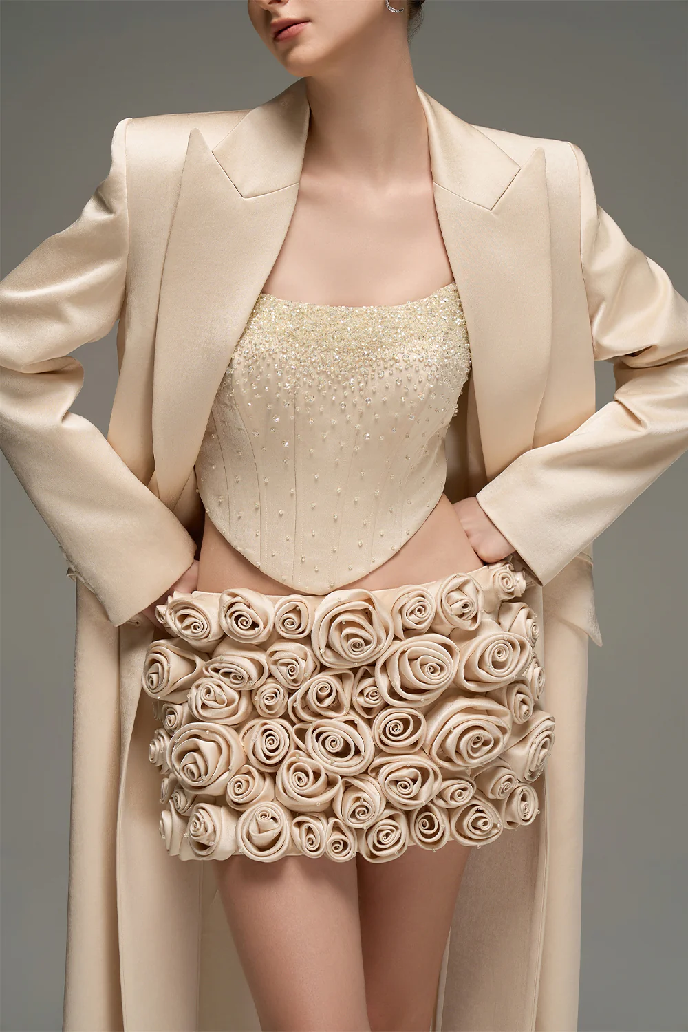 Alanna Bodycon Rhinestone Top