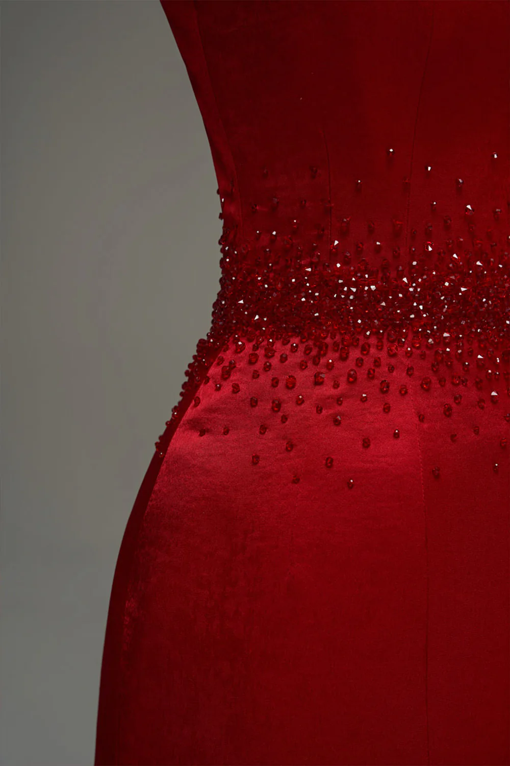 Thalia Sleeveless Taffeta Maxi Dress