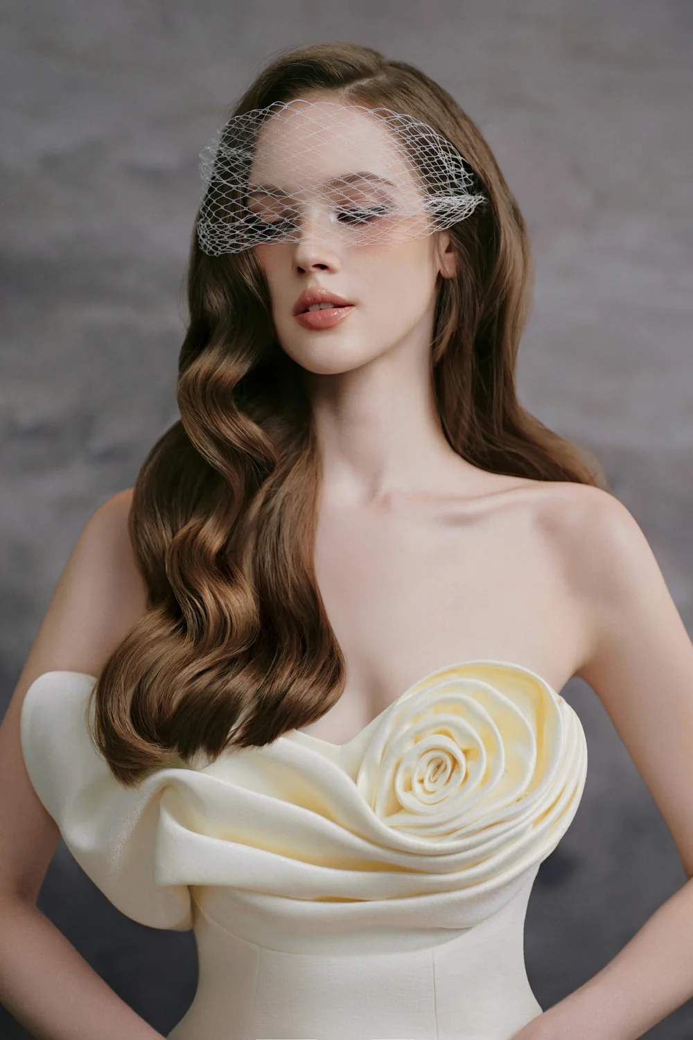 Luna Straight Across Applique Midi Dress