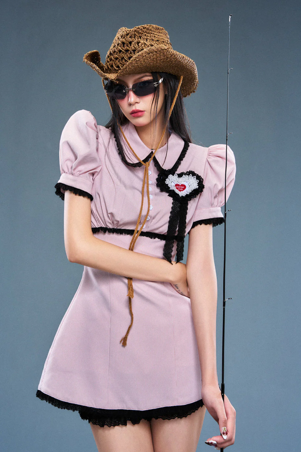 Mara Puff Sleeve Kate Mini Dress