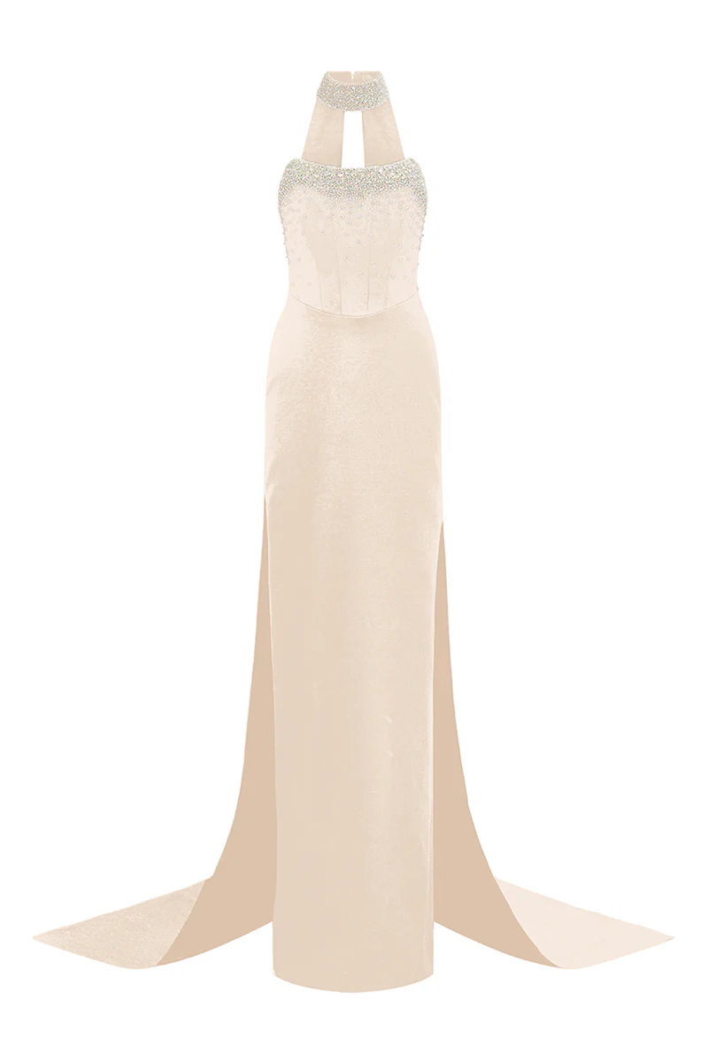 Dream Sheath Rhinestone Maxi Dress