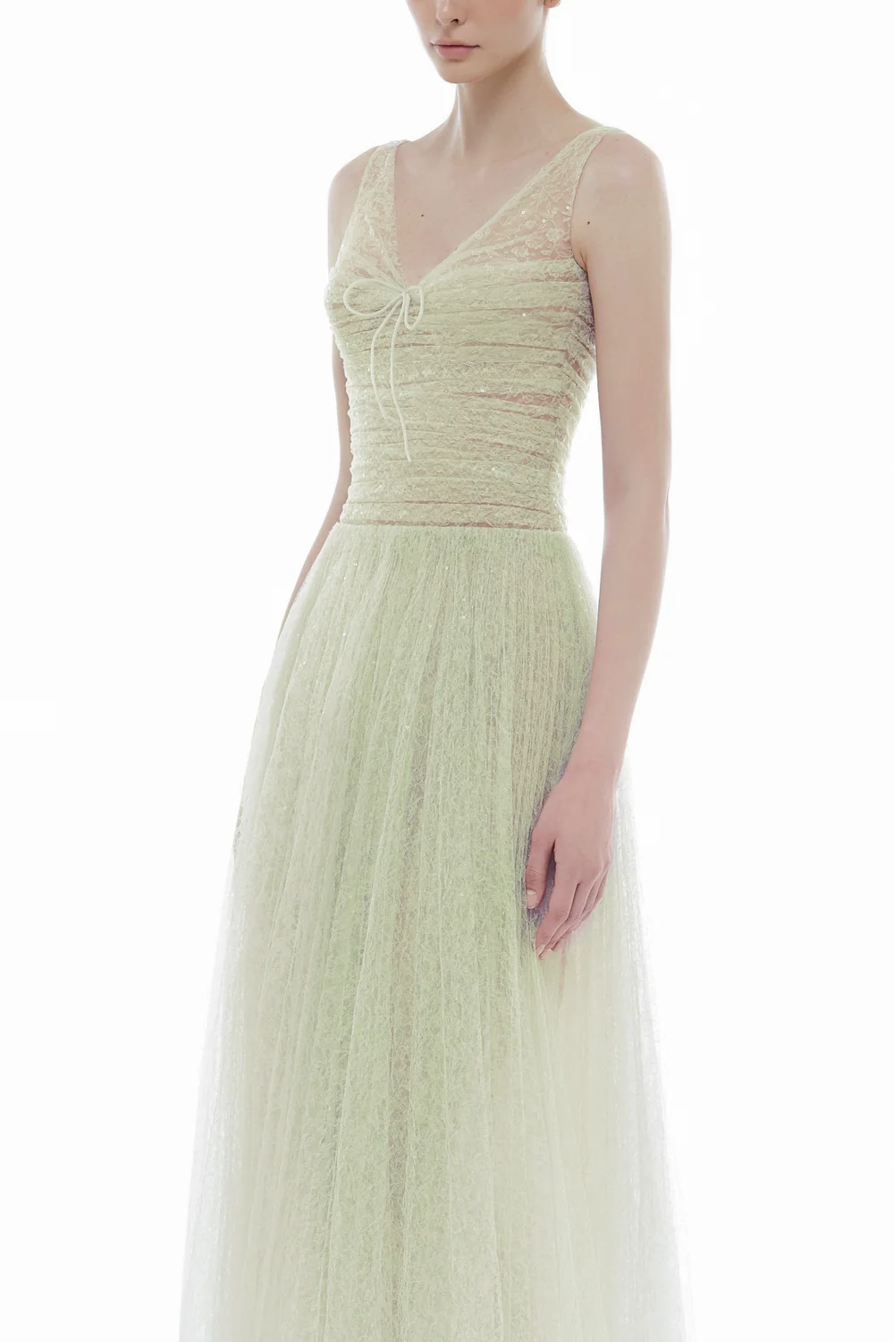 Selene V-Neck Sequin Maxi Dress