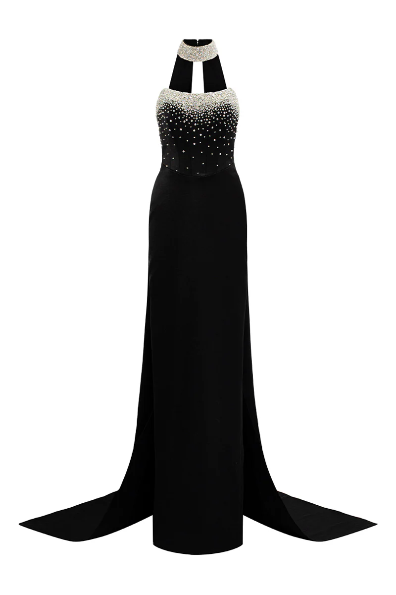Dream Sheath Rhinestone Maxi Dress