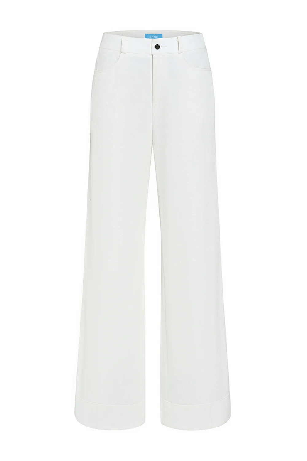 Feliz Straight Flared Denim Floor Length Pants