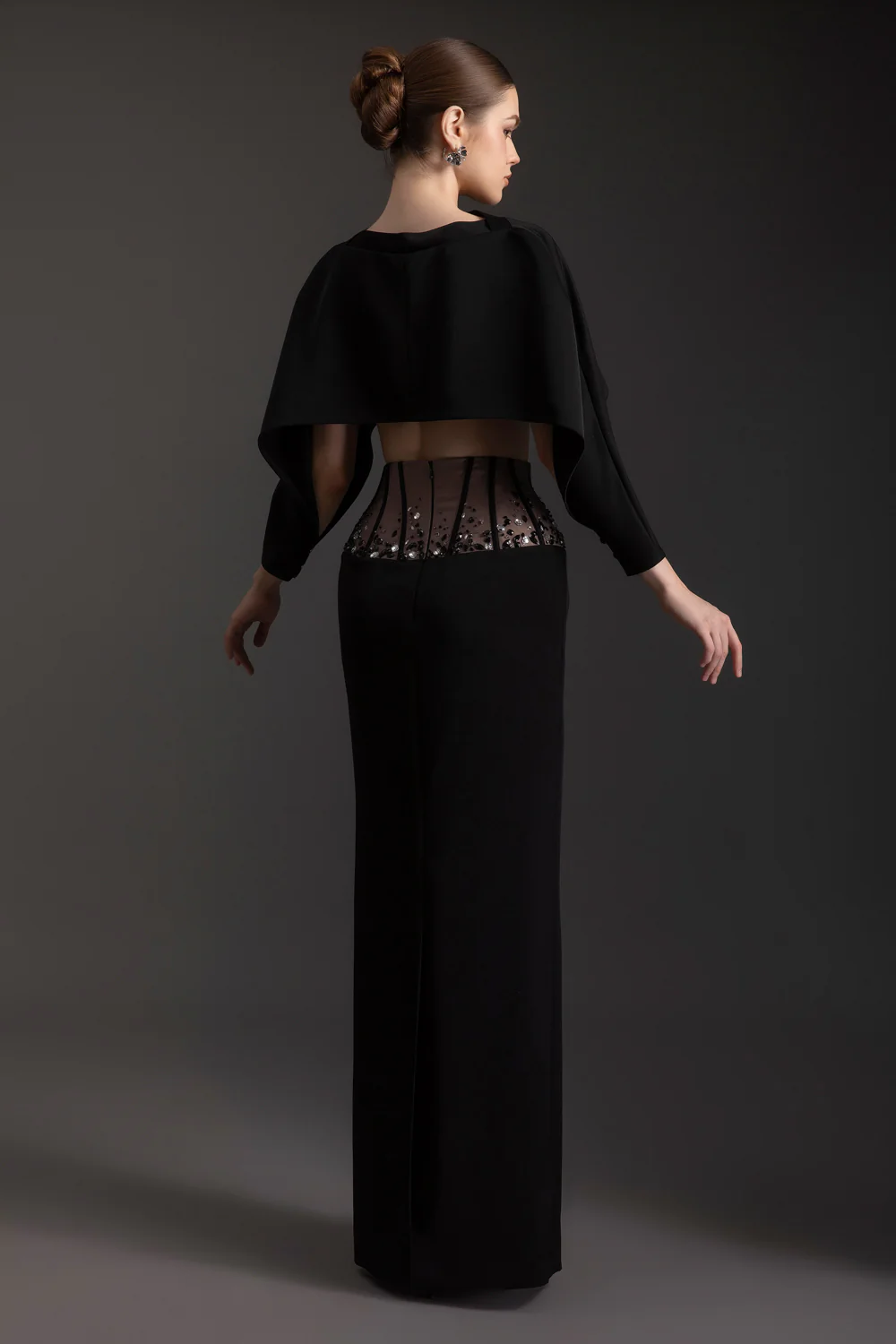 Celestial Cape Sleeve Rhinestone Set