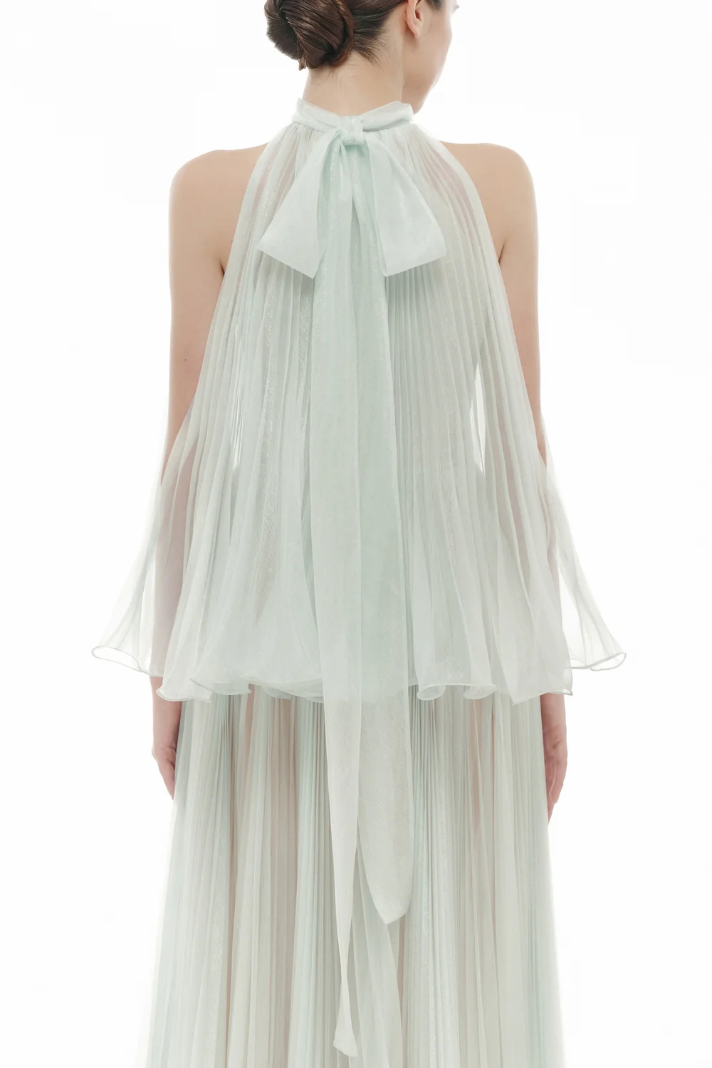 Margaux Halter Polyester Maxi Dress