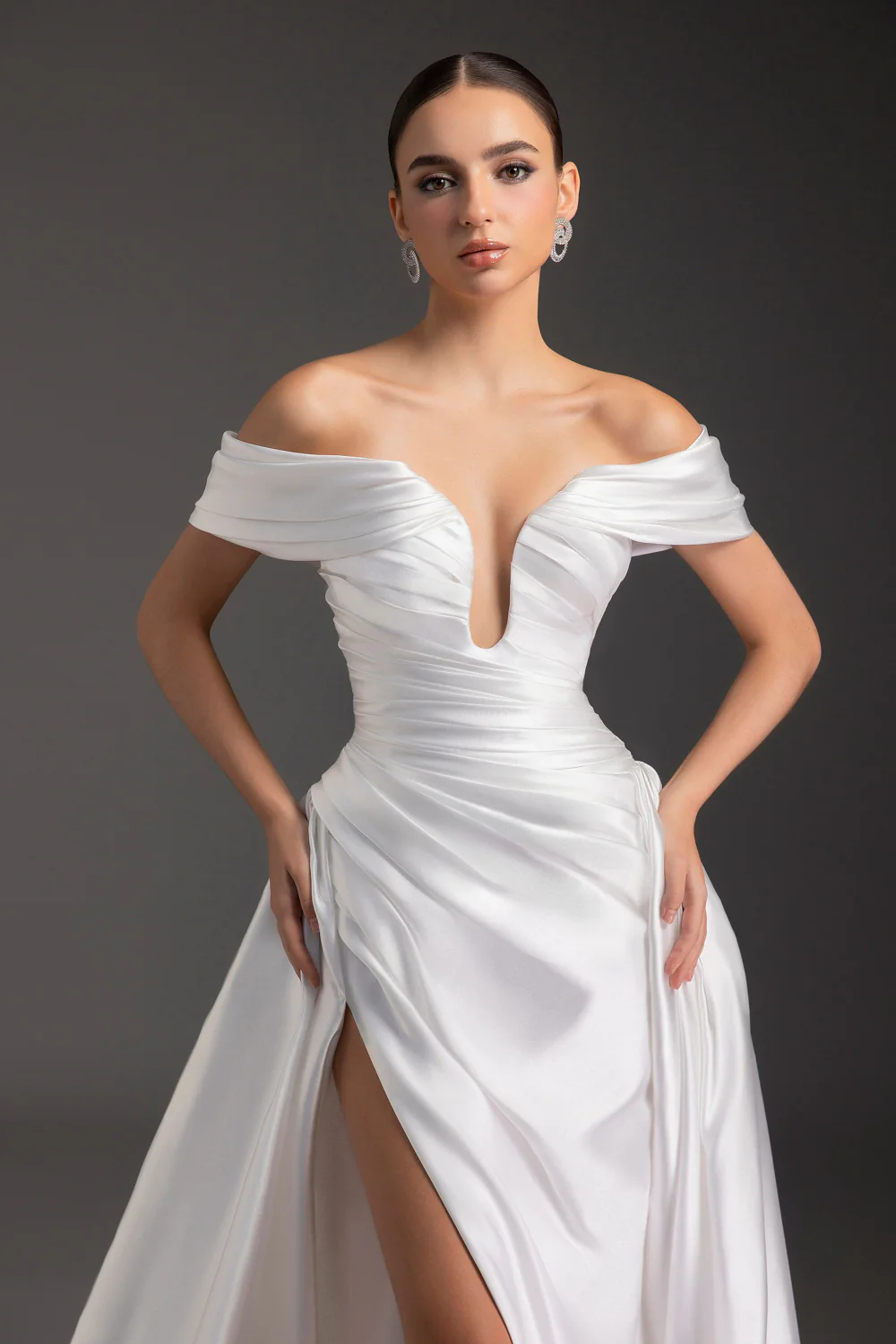 Lauryn Sweetheart Draped Maxi Dress