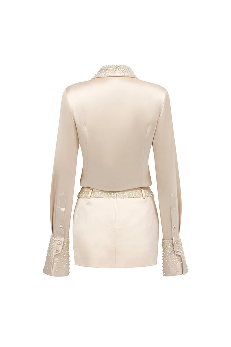 Raina Straight Rhinestone Shirt