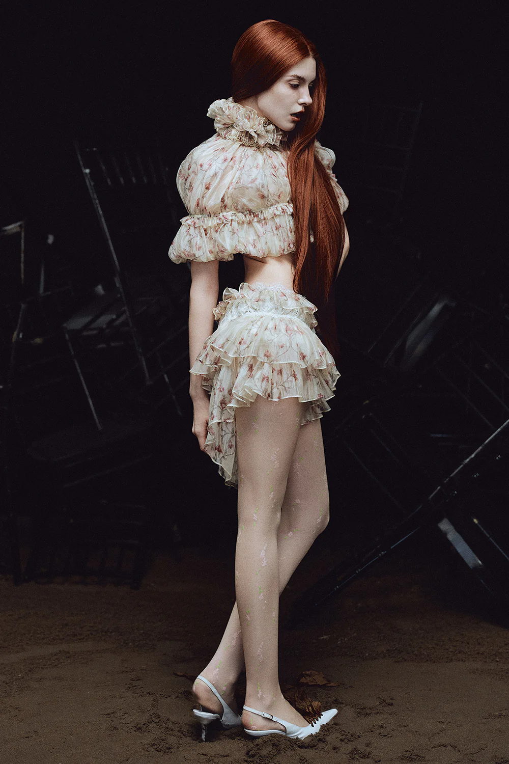 Titania Babydoll Ruffle Set