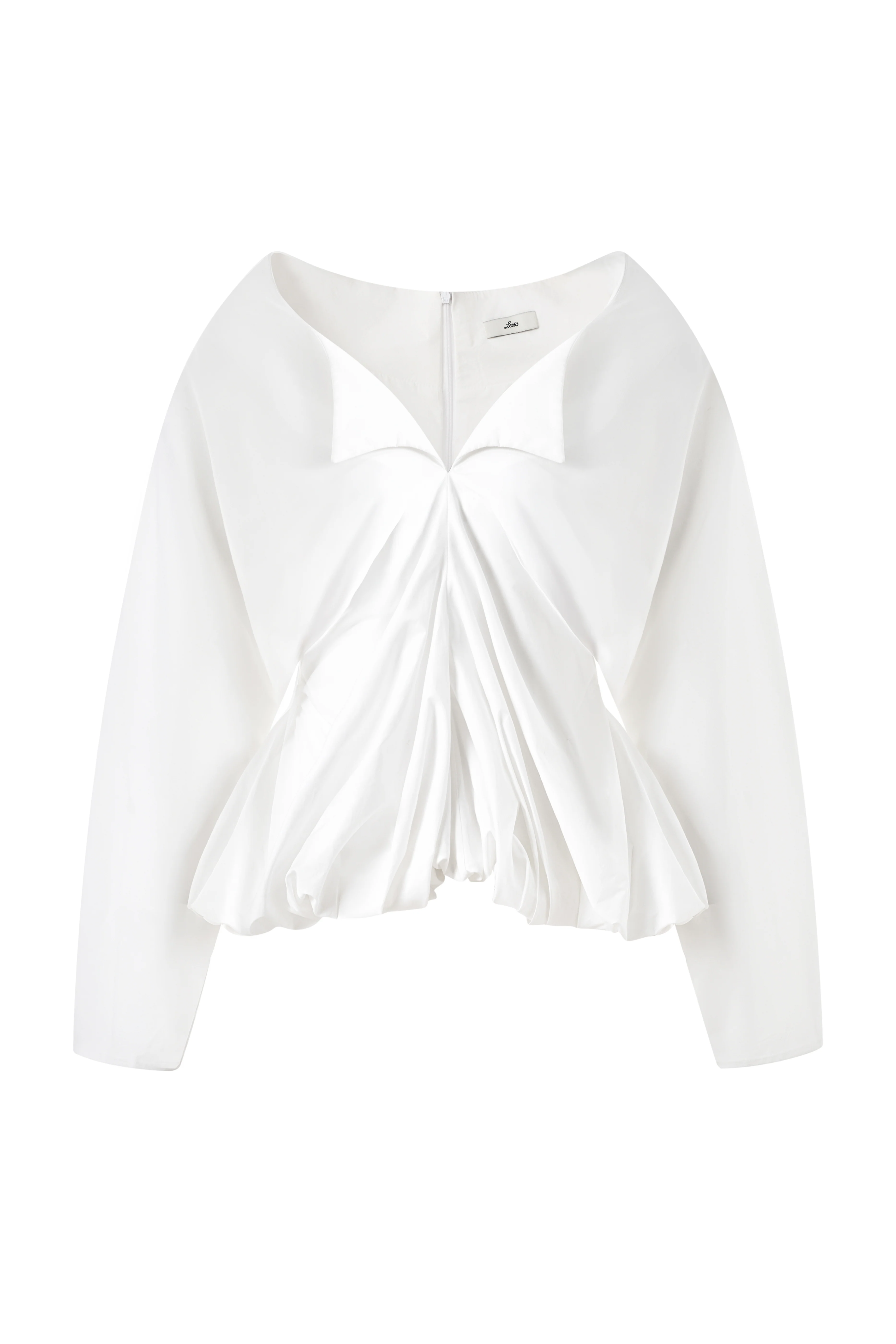 Kaisley Blouson Gathered Cotton Blouse