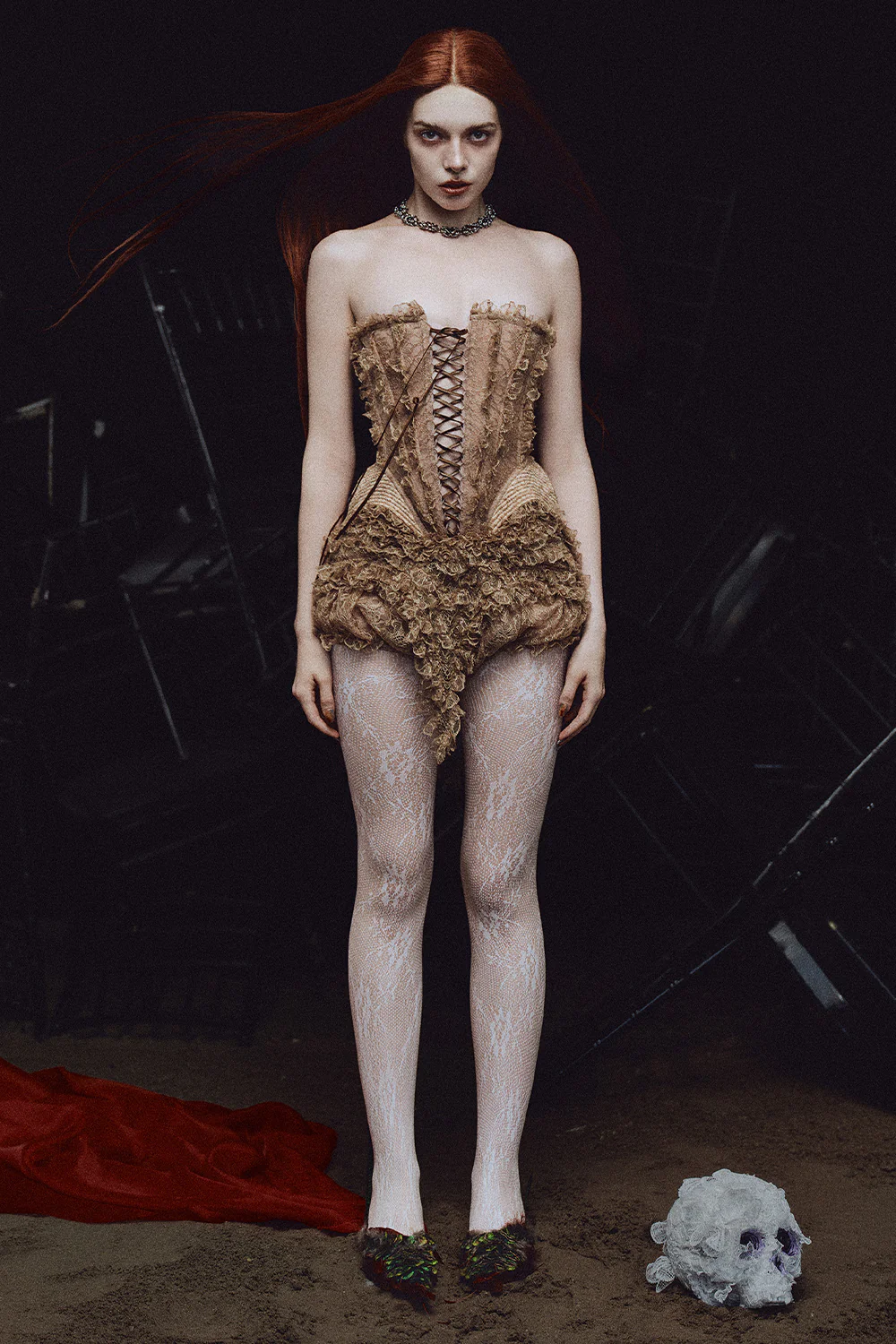 Nightingale Peplum Ruffle Set