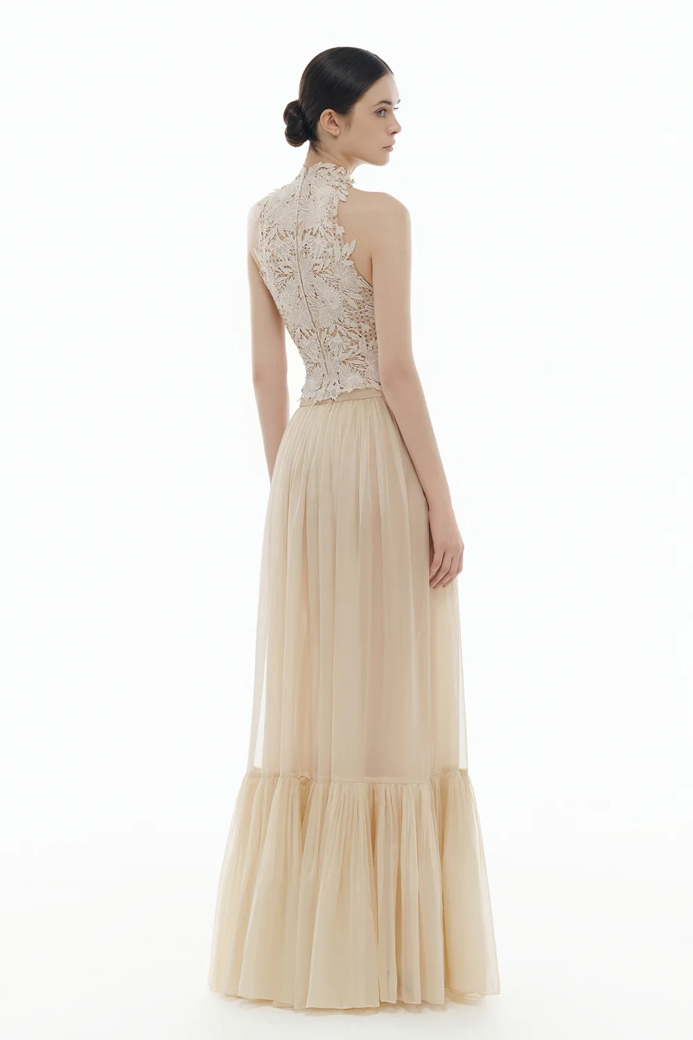 Sylvie A-line Shirring Skirt