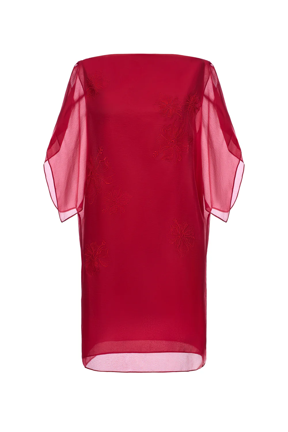 Scarlett Butterfly Sleeve Embroidery Top