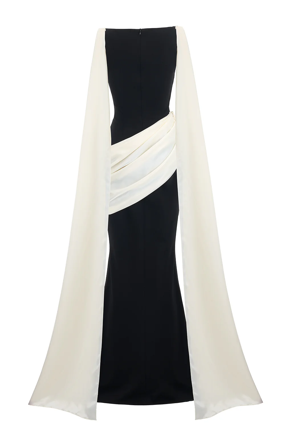 Hera Mermaid V-Neck Cotton Spandex Maxi Dress