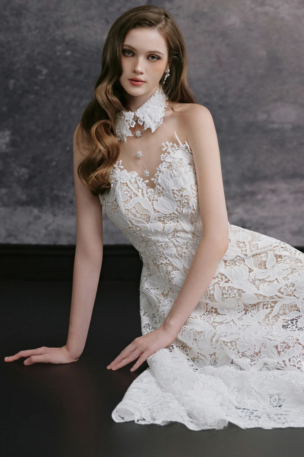 Merri Collared Button Midi Dress