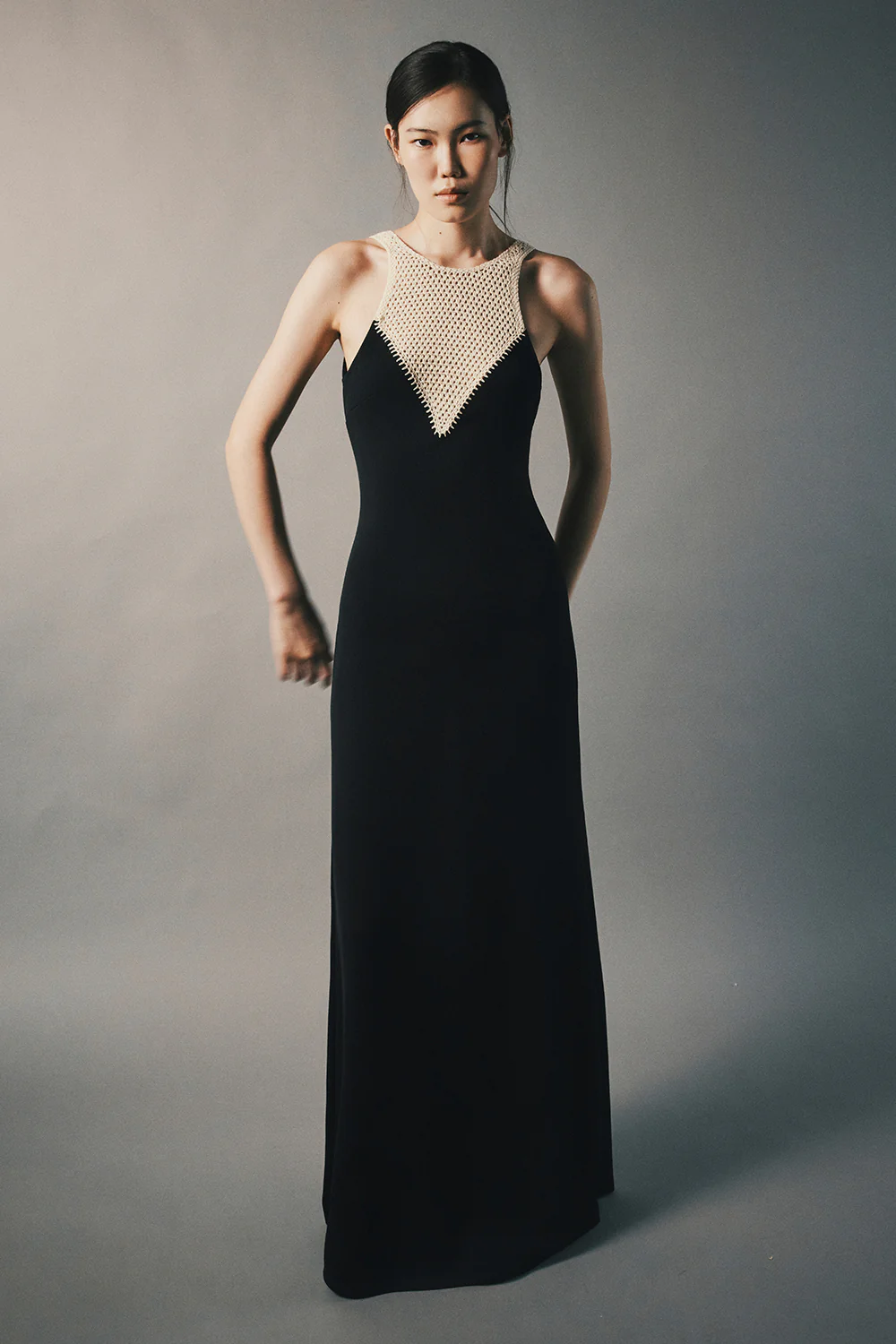 Isla Sway Round Neck Crochet Maxi Dress