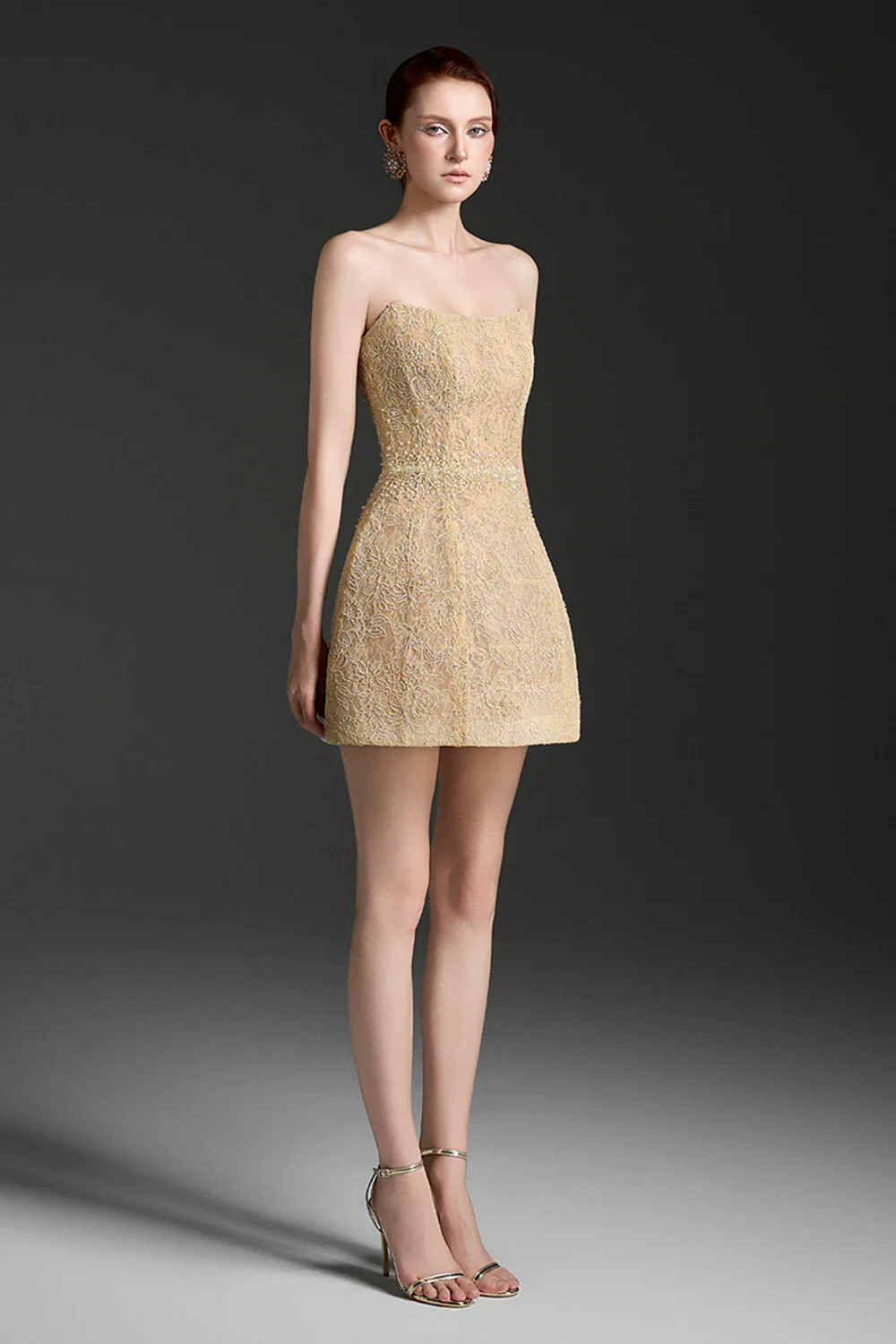 Mae A-line Lace Mini Dress