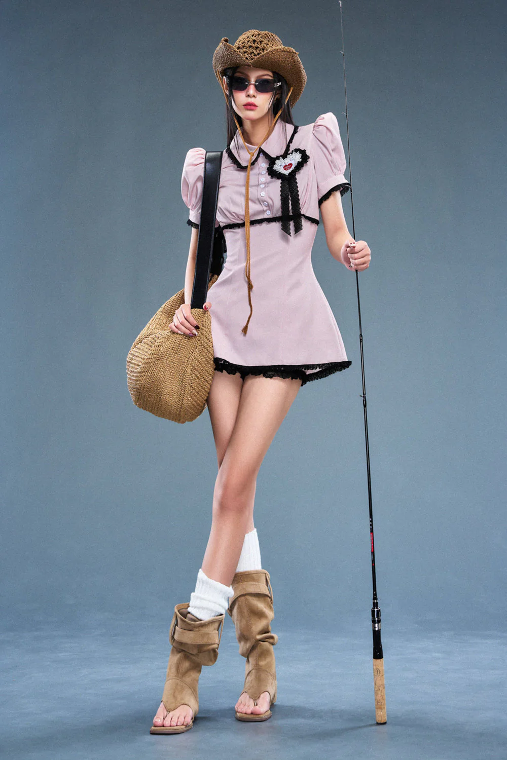 Mara Puff Sleeve Kate Mini Dress