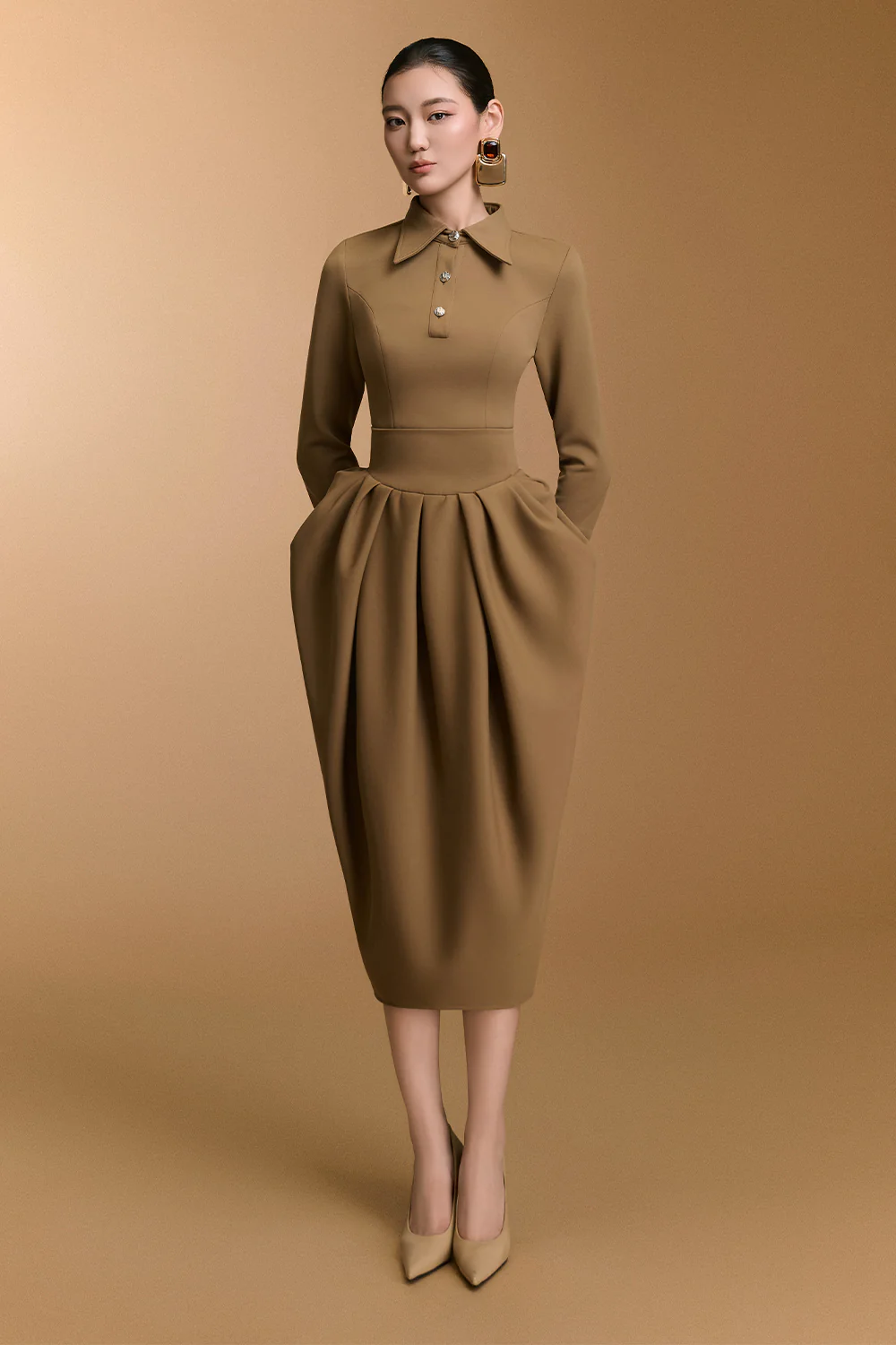 Twilight Pegged Pleated Skirt