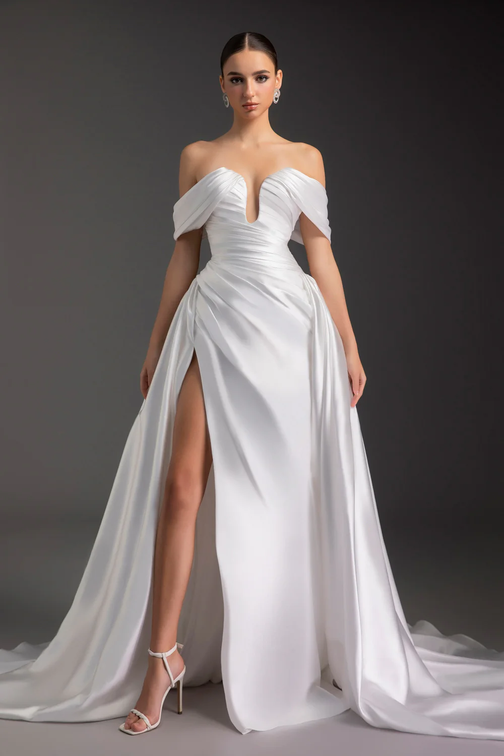 Lauryn Sweetheart Draped Maxi Dress