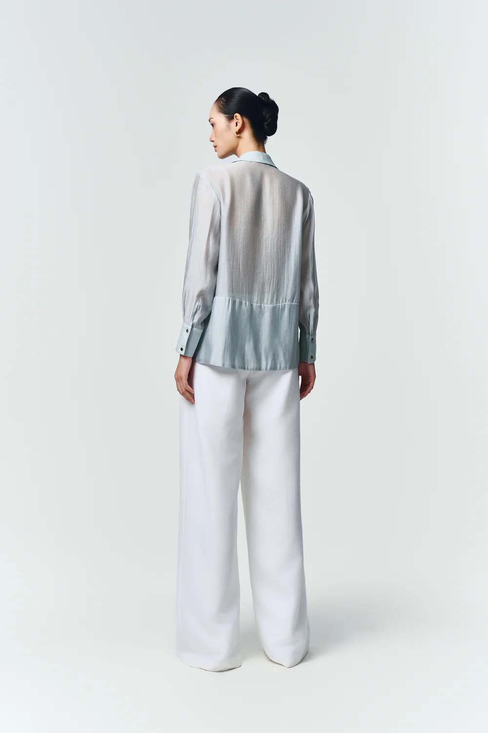 Liora Collared Chiffon Shirt