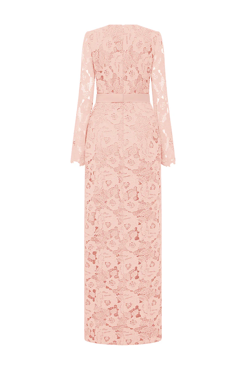 Kennedi Long Sleeve Lace Maxi Dress