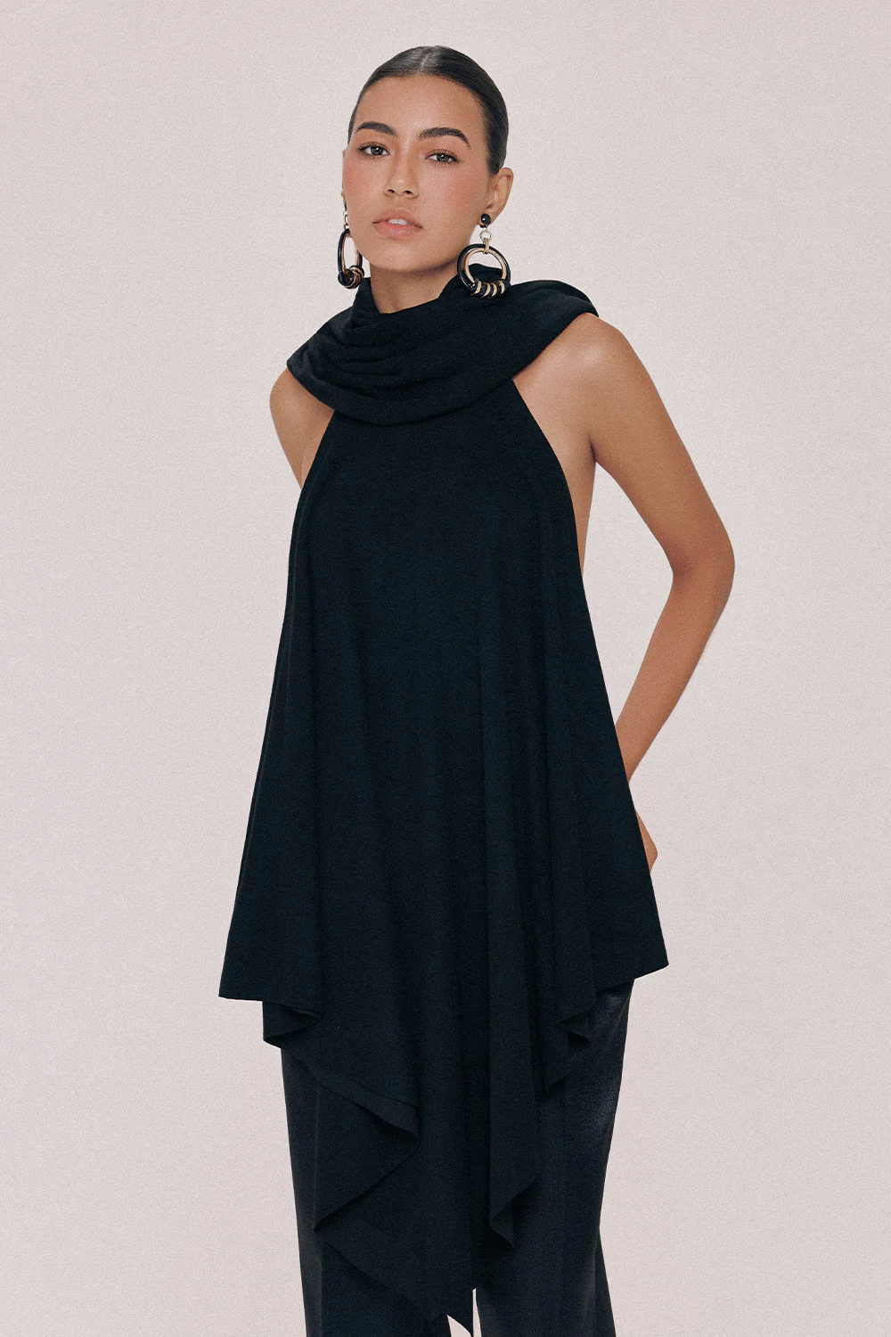 Sebas Straight Cotton Maxi Pants