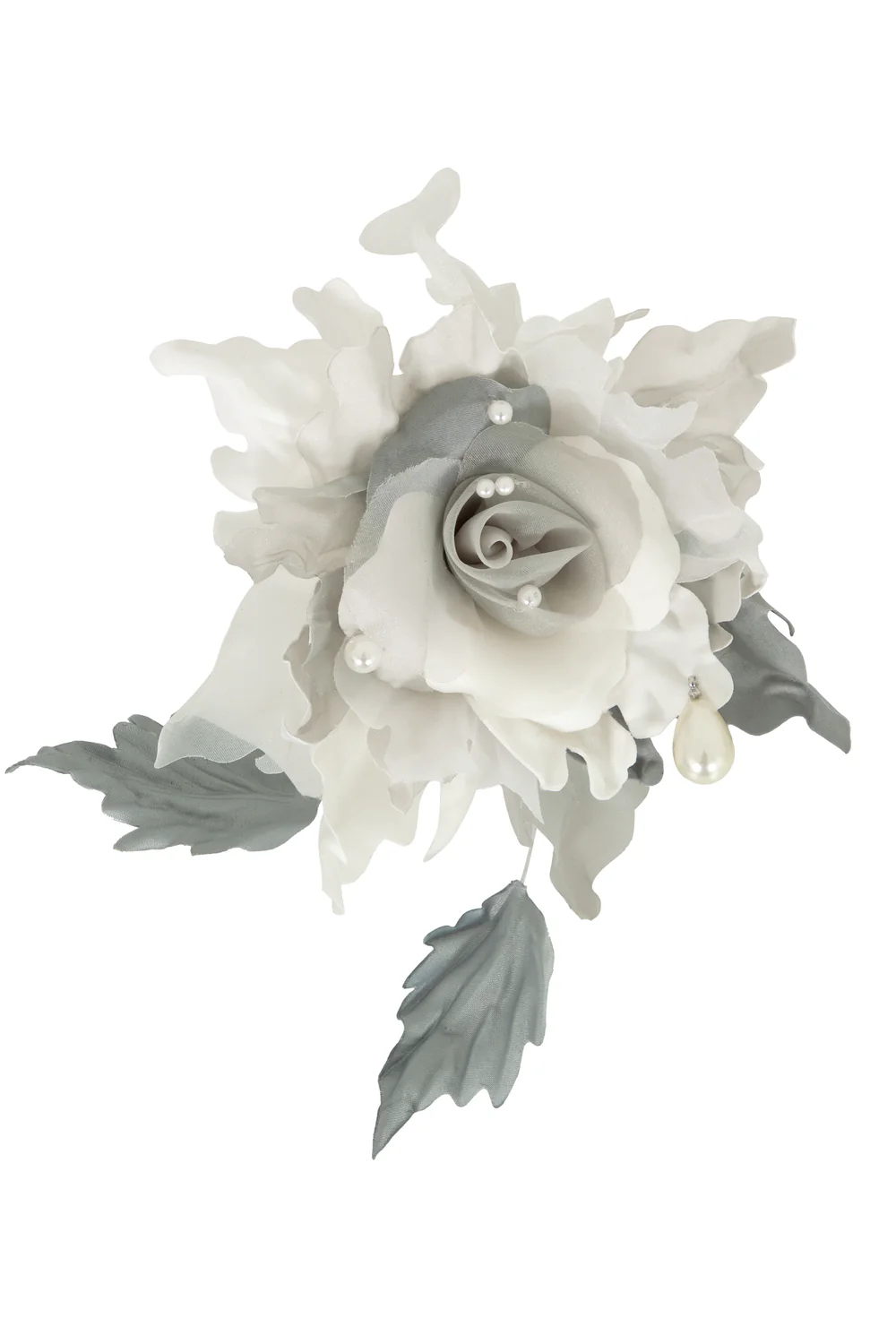 Begonia Flower Organza Brooch