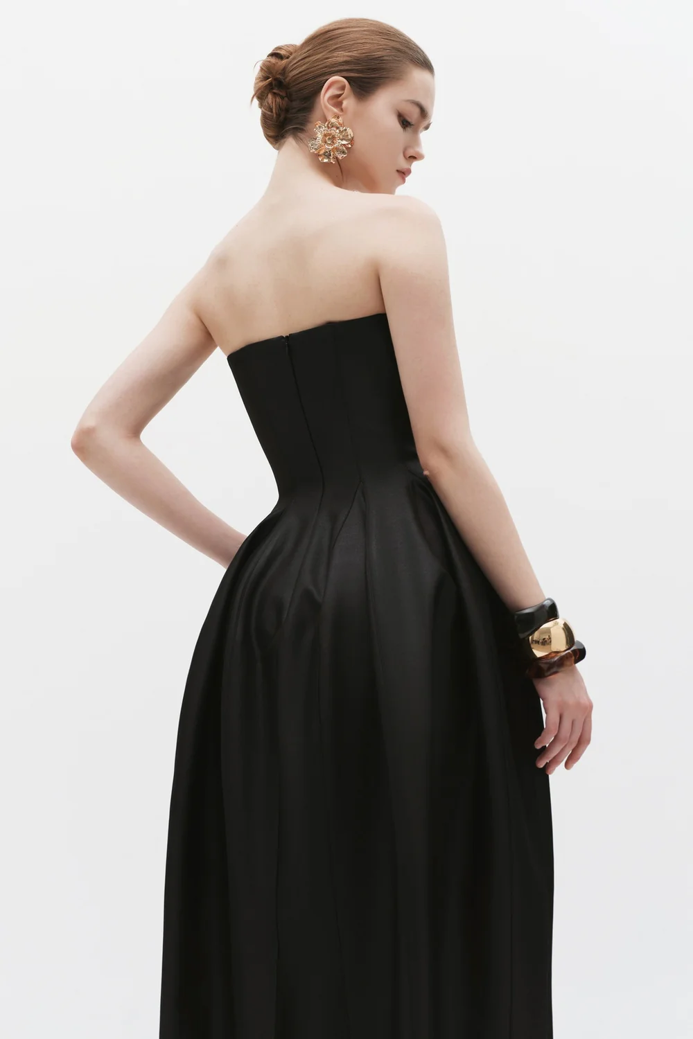 Astrid Cocoon Pleated Maxi Dress