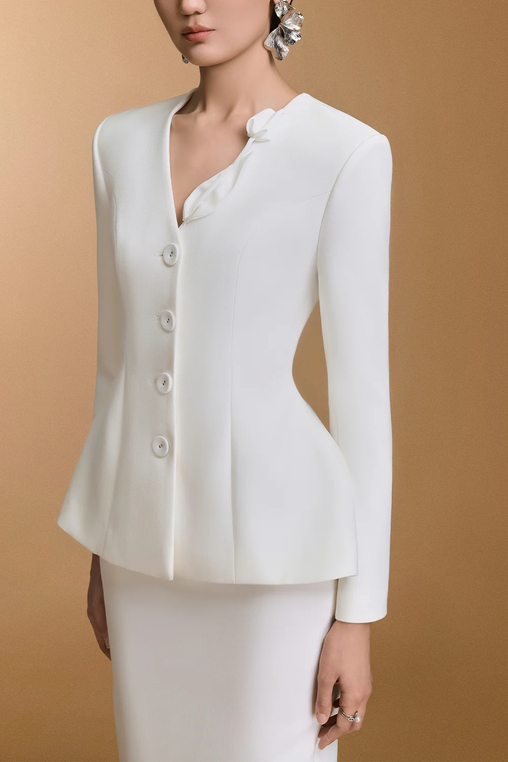 Salina Straight Cotton Skirt