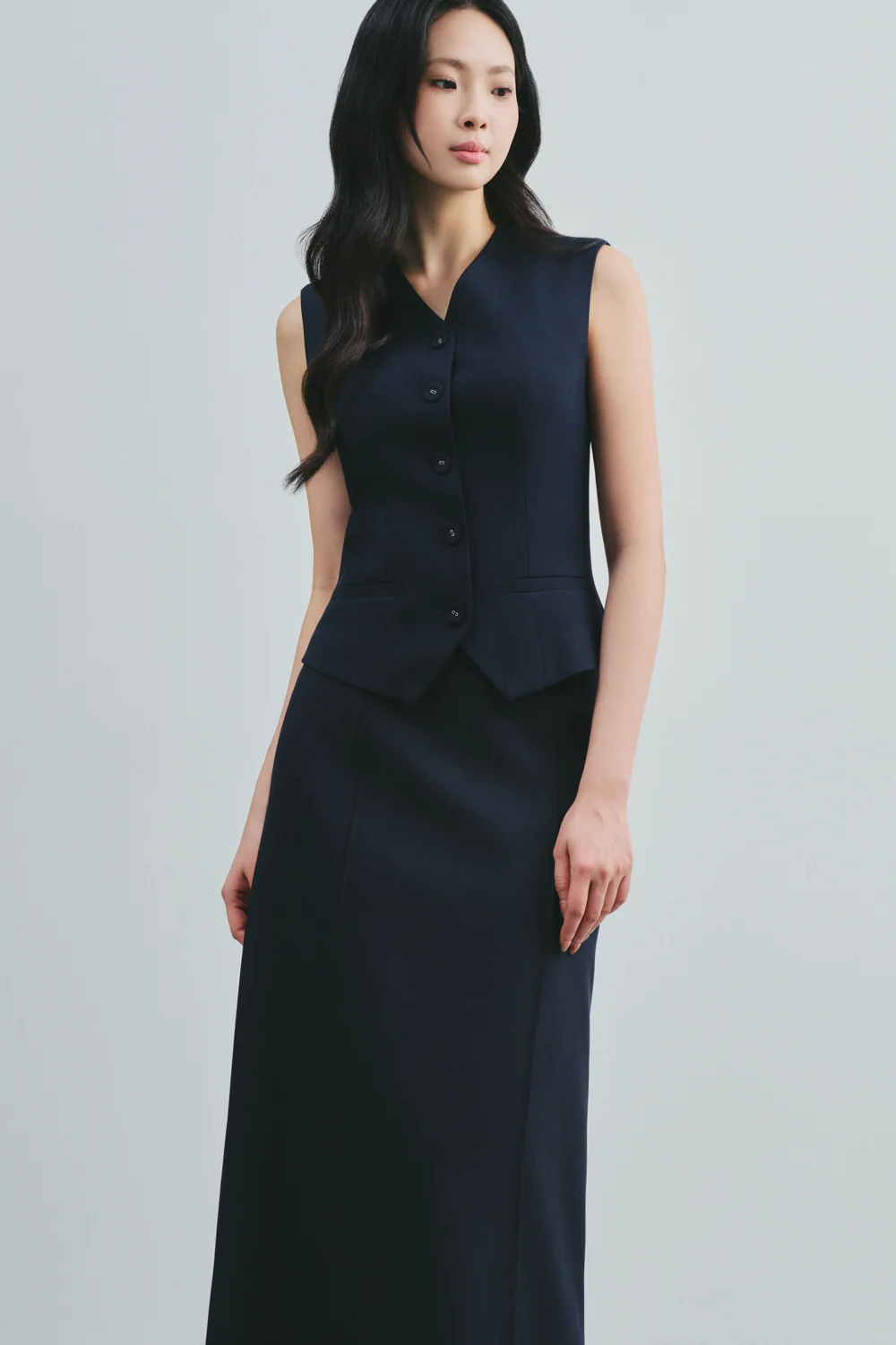 Seffora Peplum Polyester Vest