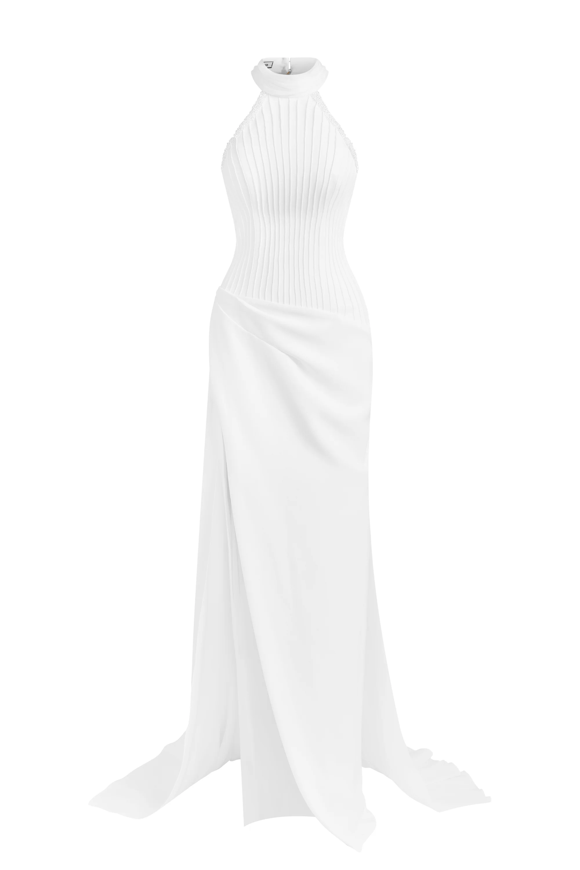 Remington Halter Neck Rhinestone Maxi Dress