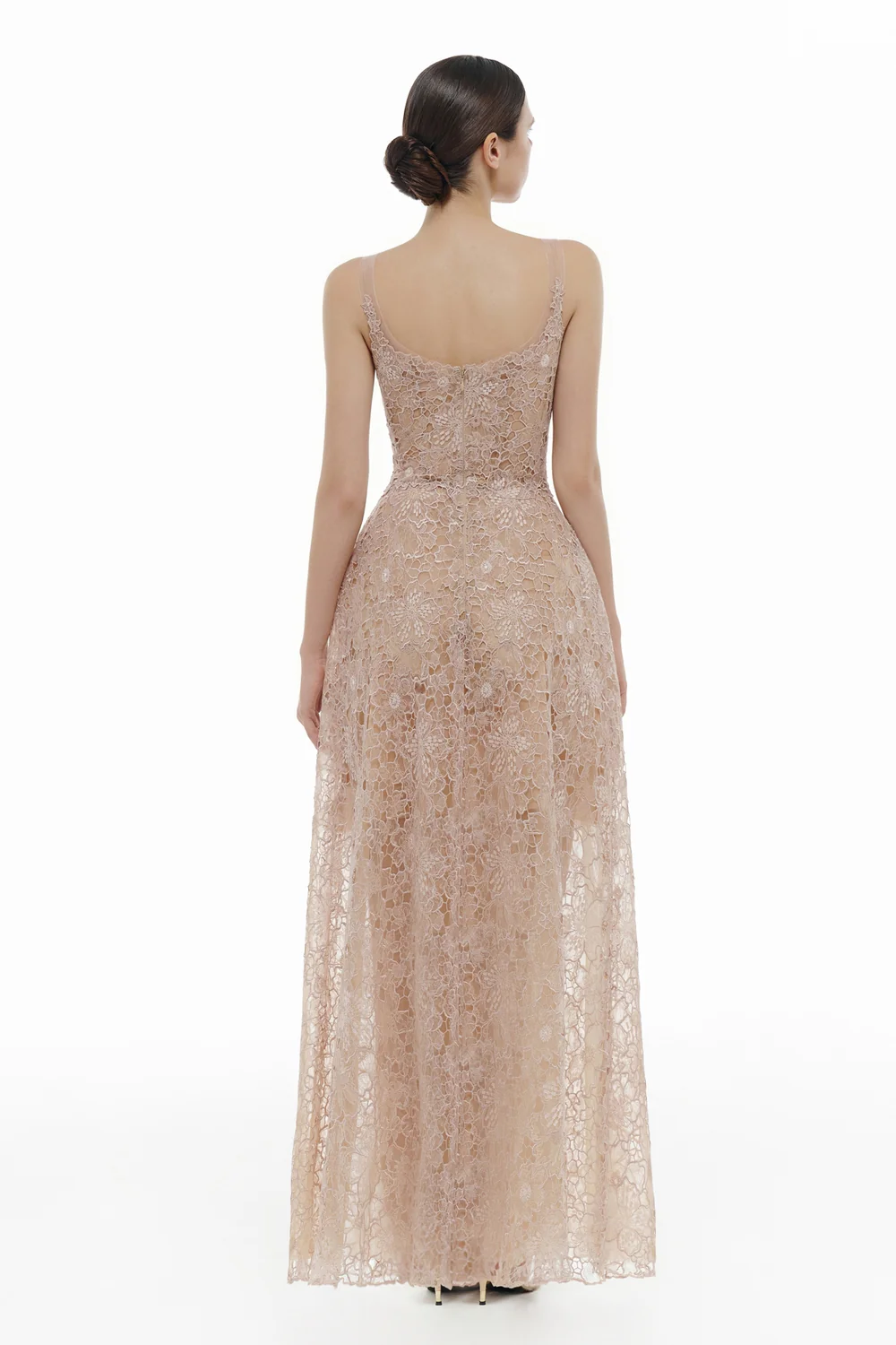 Seraphine Scoop Applique Maxi Dress