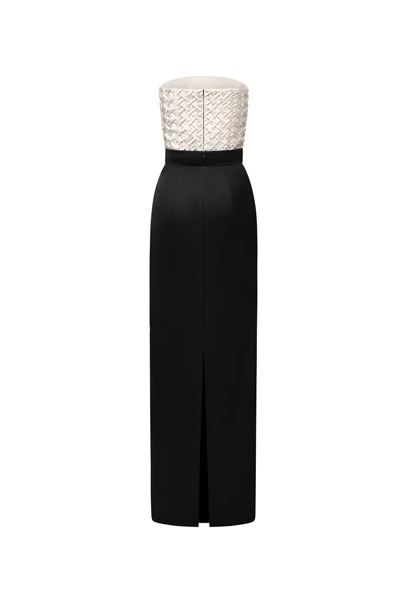 Morgan Scarf Crochet Maxi Dress