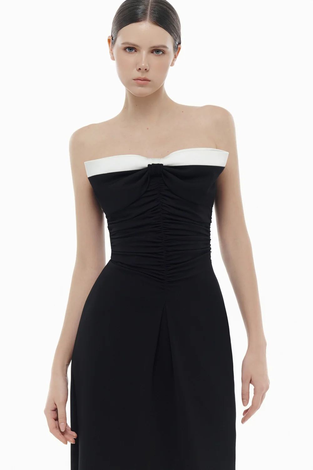 Isabelle Sweetheart Draped Maxi Dress