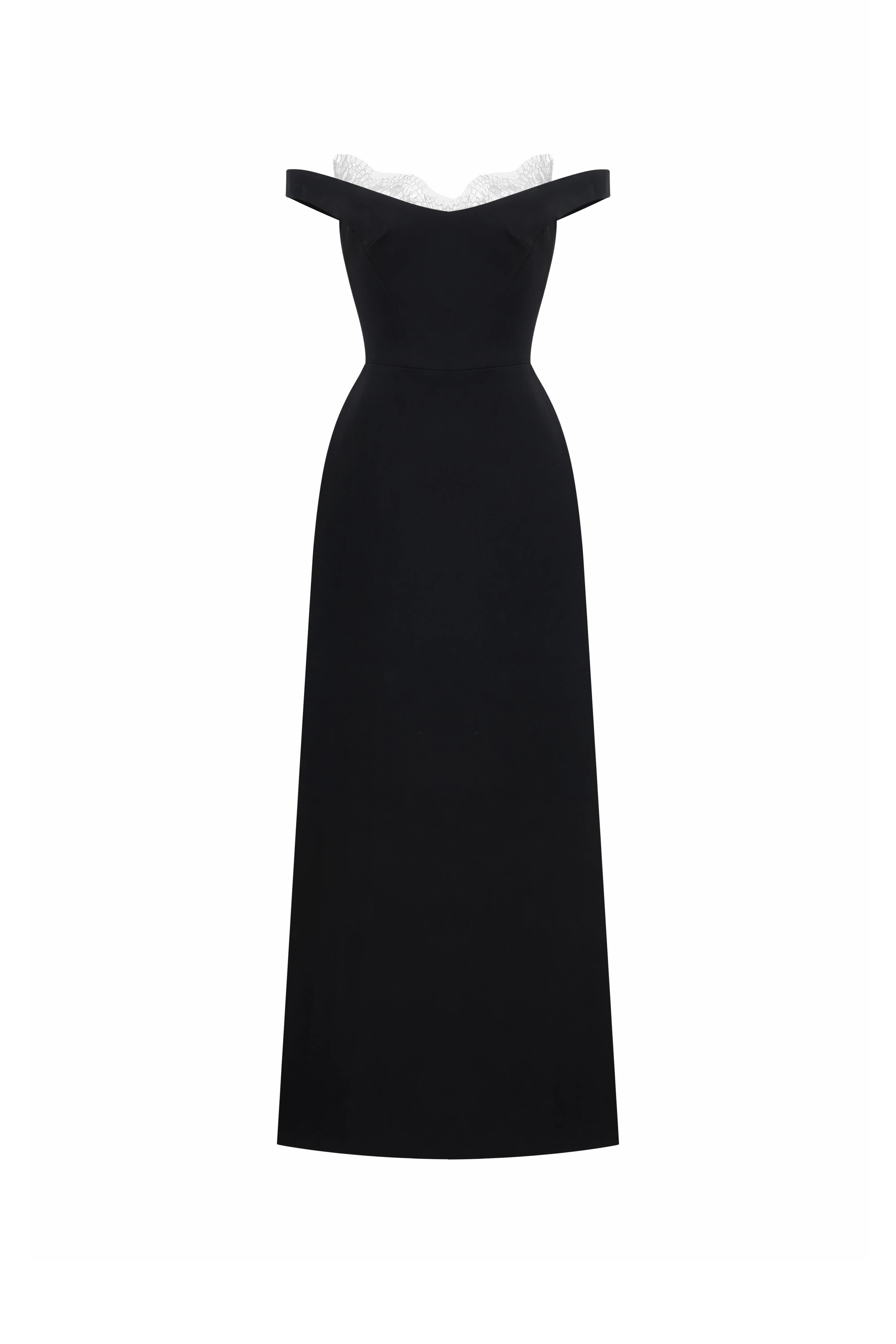 Amélie Off-Shoulder Applique Midi Dress