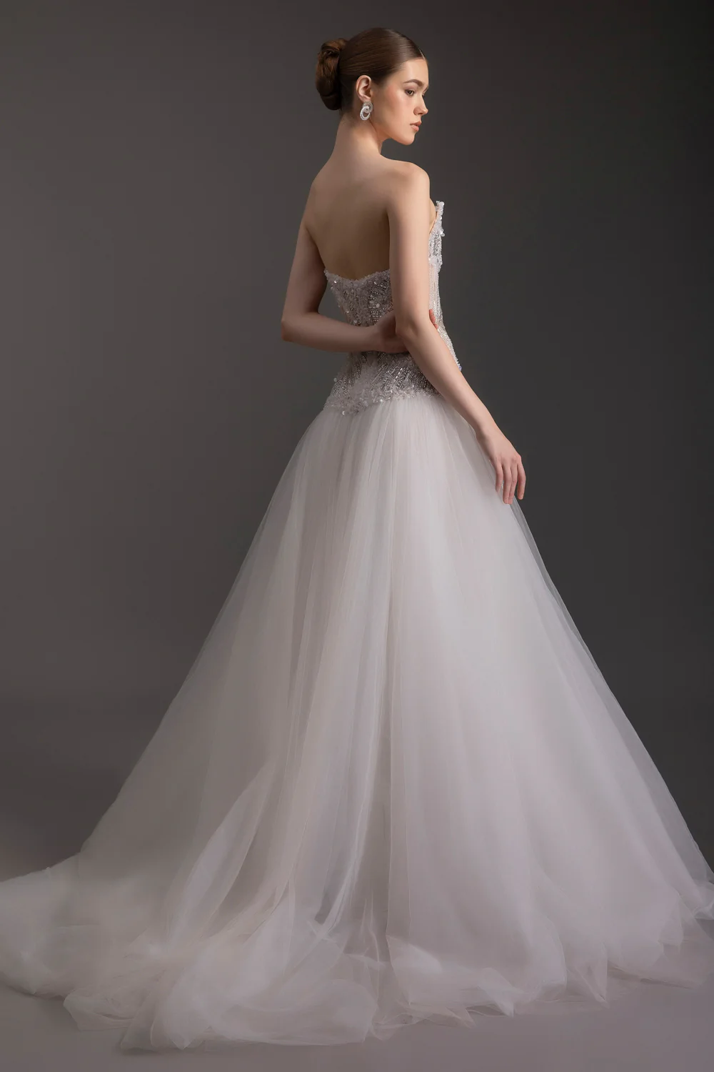 Stardust Sweetheart Rhinestone Maxi Dress