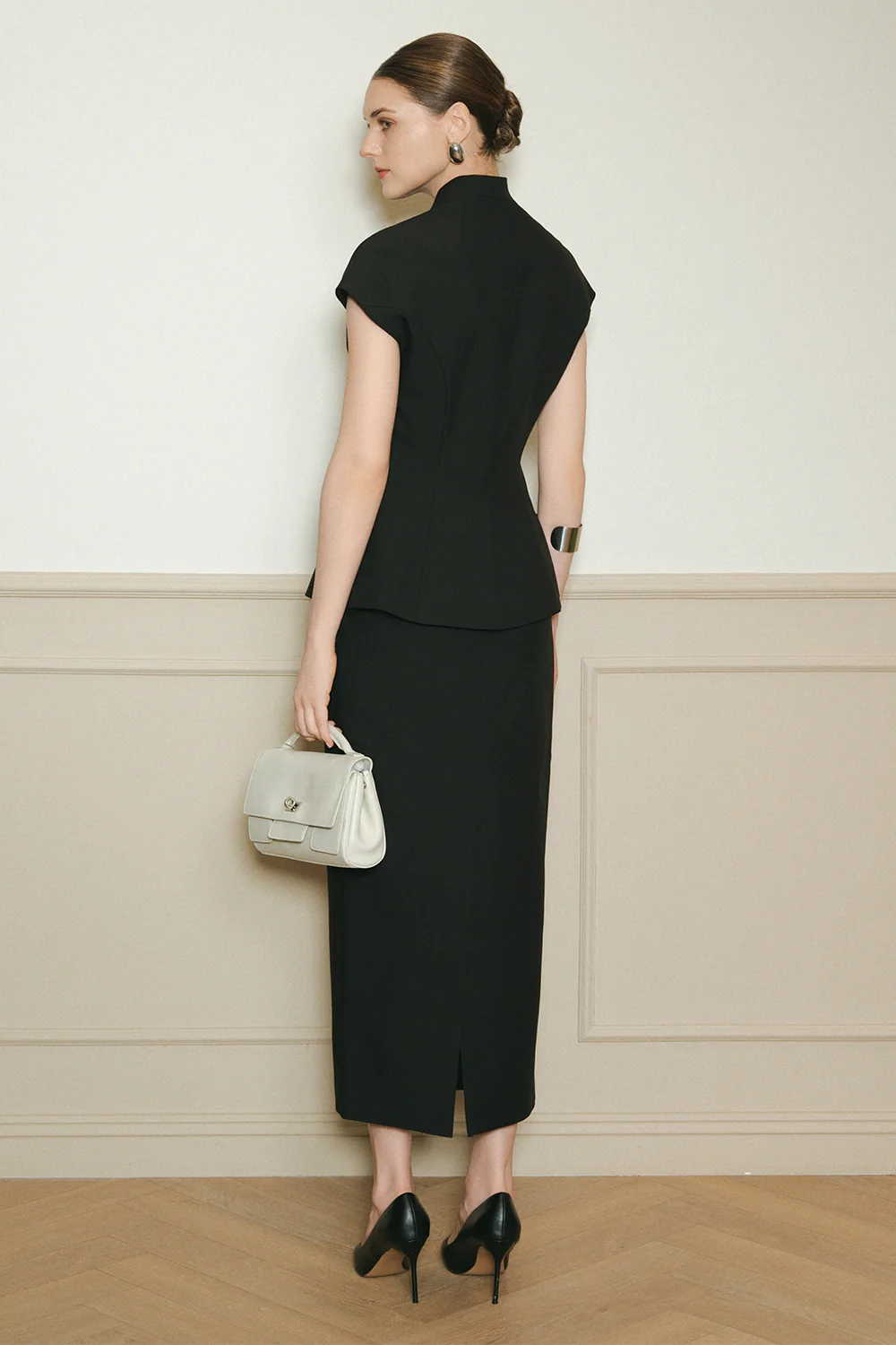 Sloane Peplum Wool Top