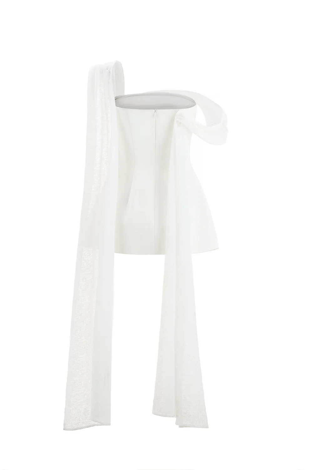 Elowen Peplum Extended Flap Cotton Spandex Top